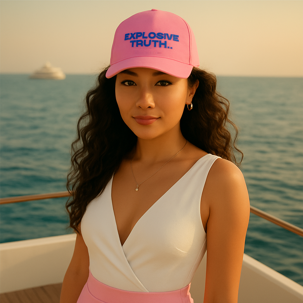 New Merch Hats in Pink, White, Black